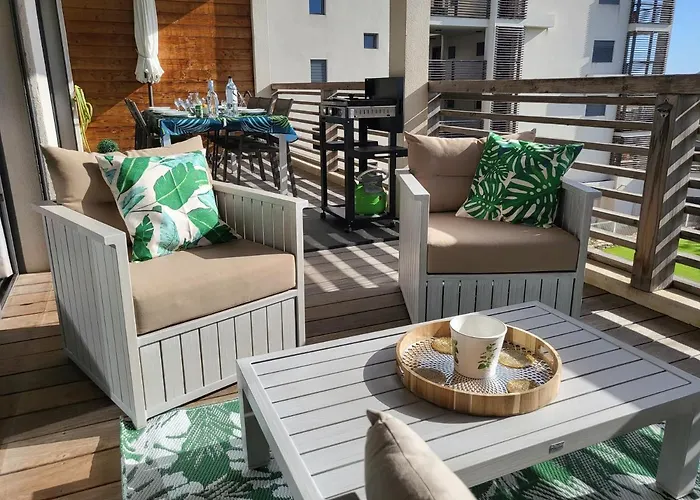 Apartmán De Standing Avec Piscine Et Terrasse